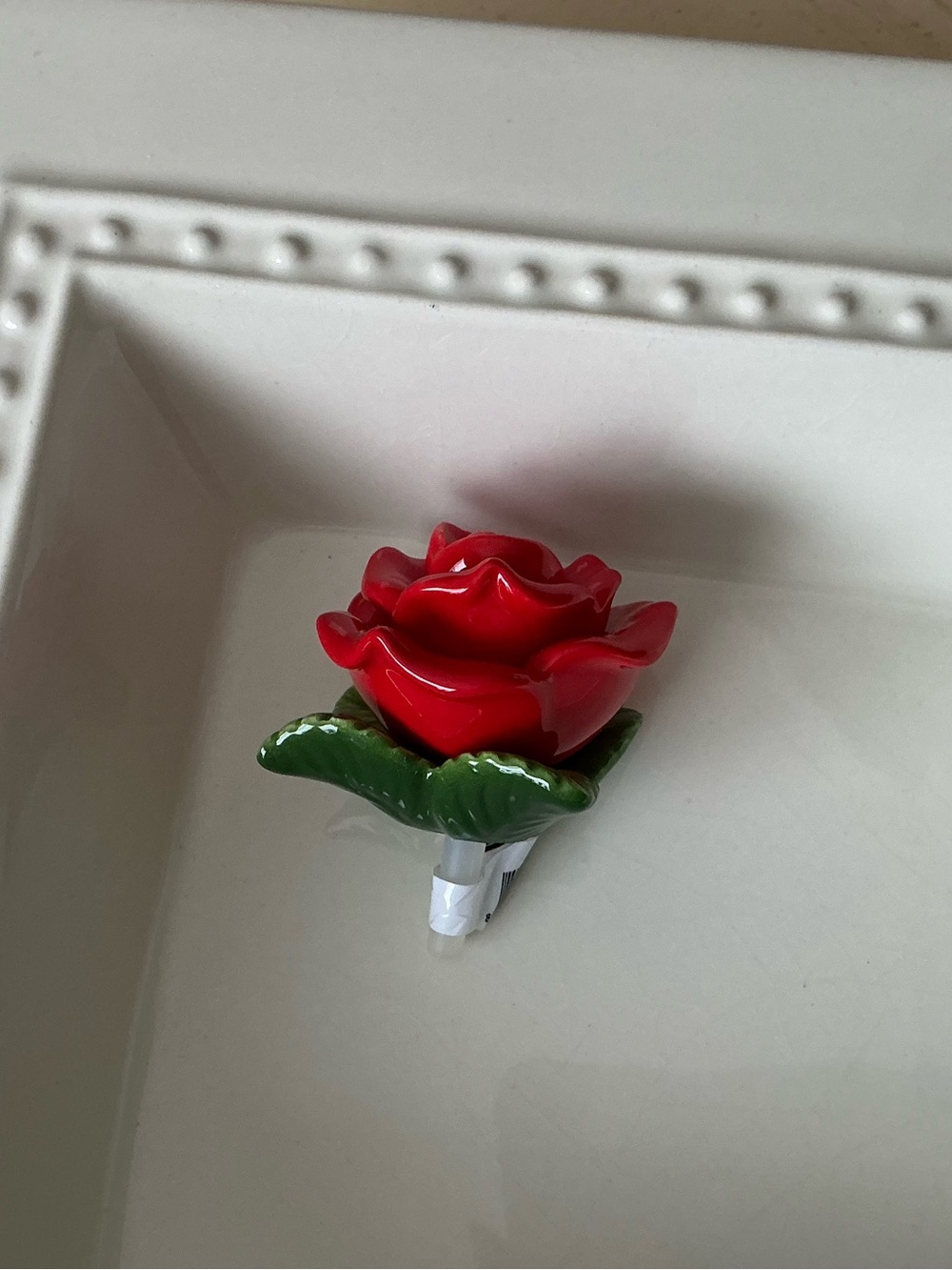 NWT Authentic Nora Fleming Red Rose Mini - A276 🌹
